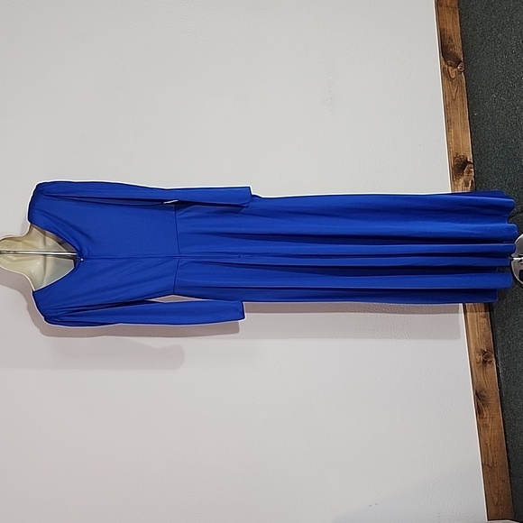 Mister Jay Dress Vintage Full Length Maxi Formal Blue Size 10 - Picture 8 of 11
